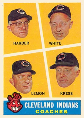 1960 Topps Indians Coaches #460 Baseball Card