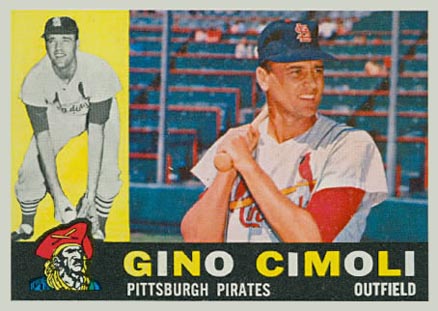 1960 Topps Gino Cimoli #58 Baseball Card