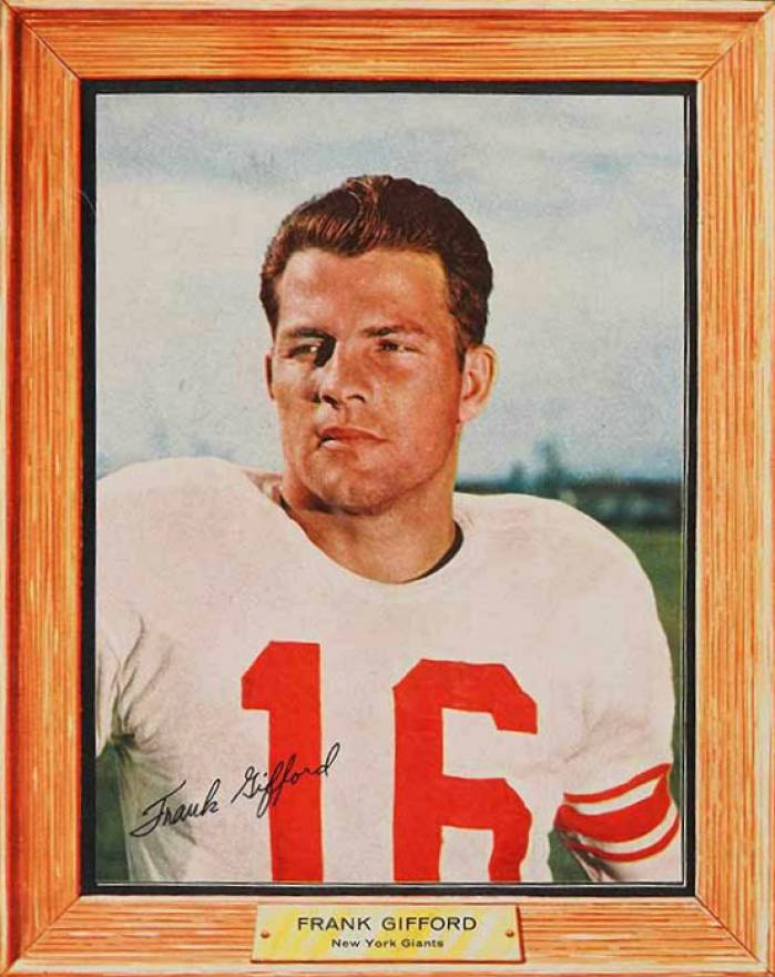 1960 Post Cereal Frank Gifford # Football Card