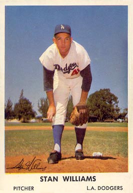 1961 Bell Brand Dodgers Stan Williams #40 Baseball Card