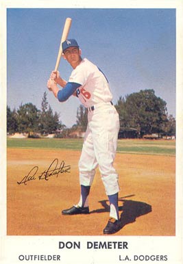 1961 Bell Brand Dodgers Don Demeter #16 Baseball Card