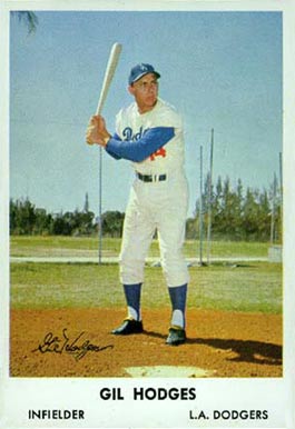 1961 Bell Brand Dodgers Gil Hodges #14 Baseball Card