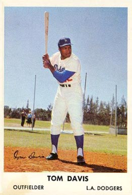 1961 Bell Brand Dodgers Tom Davis #12 Baseball Card