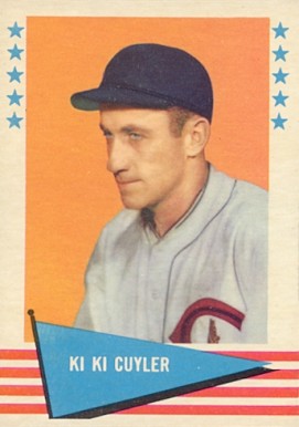 1961 Fleer Ki Ki Cuyler #19 Baseball Card