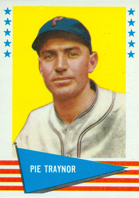1961 Fleer Pie Traynor #144 Baseball Card