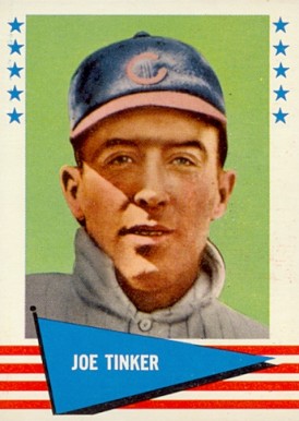 1961 Fleer Joe Tinker #143 Baseball Card