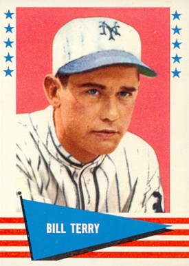1961 Fleer Bill Terry #142 Baseball Card