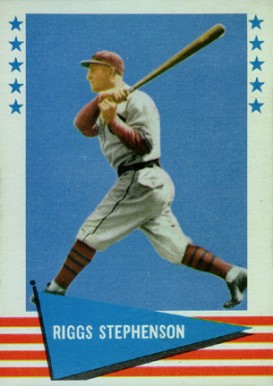 1961 Fleer Riggs Stephenson #140 Baseball Card