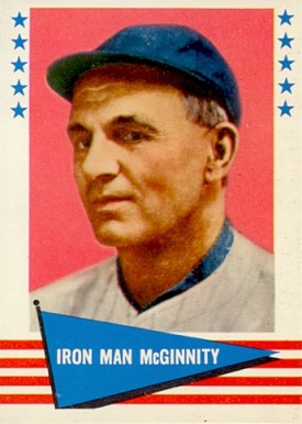 1961 Fleer Iron Man Mcginnity #126 Baseball Card