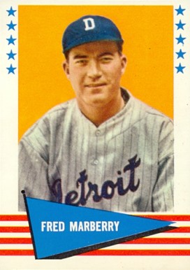 1961 Fleer Fred Marberry #125 Baseball Card
