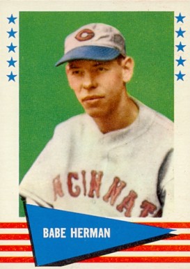 1961 Fleer Babe Herman #114 Baseball Card