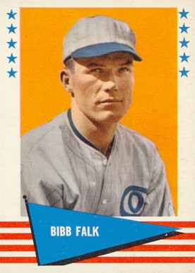 1961 Fleer Bibb Falk #104 Baseball Card