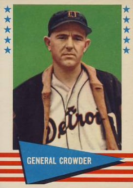 1961 Fleer General Crowder #102 Baseball Card