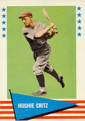 1961 Fleer Hughie Critz #101 Baseball Card