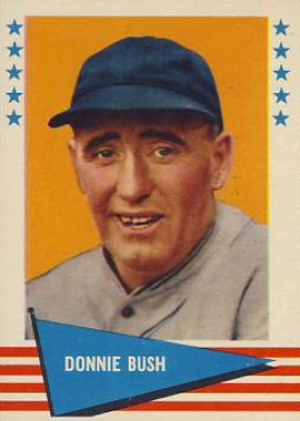 1961 Fleer Donnie Bush #96 Baseball Card