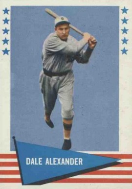 1961 Fleer Dale Alexander #91 Baseball Card