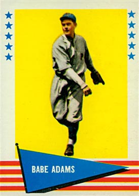 1961 Fleer Babe Adams #90 Baseball Card