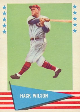 1961 Fleer Hack Wilson #87 Baseball Card