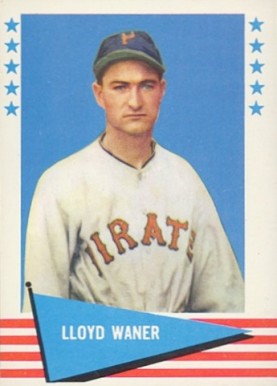 1961 Fleer Lloyd Waner #84 Baseball Card