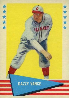 1961 Fleer Dazzy Vance #81 Baseball Card