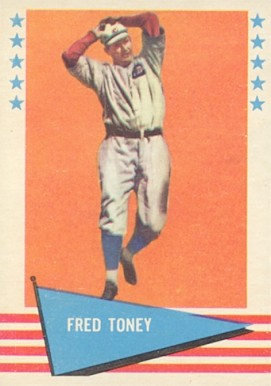 1961 Fleer Fred Toney #80 Baseball Card