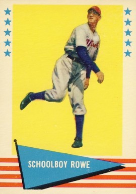 1961 Fleer Schoolboy Rowe #73 Baseball Card