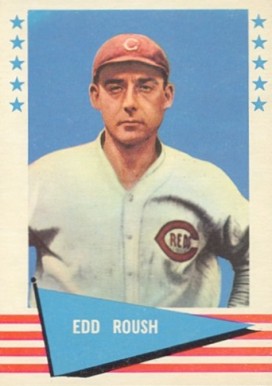 1961 Fleer Edd Roush #72 Baseball Card