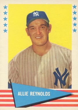 1961 Fleer Allie Reynolds #69 Baseball Card