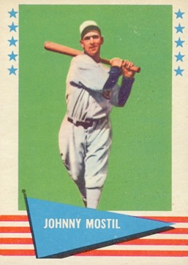 1961 Fleer Johnny Mostil #64 Baseball Card
