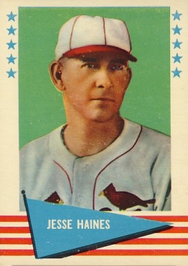 1961 Fleer Jesse Haines #40 Baseball Card