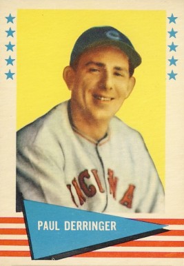 1961 Fleer Paul Derringer #20 Baseball Card