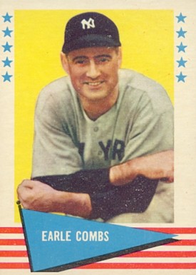 1961 Fleer Earle Combs #17 Baseball Card
