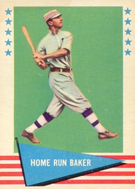 1961 Fleer Home Run Baker #6 Baseball Card