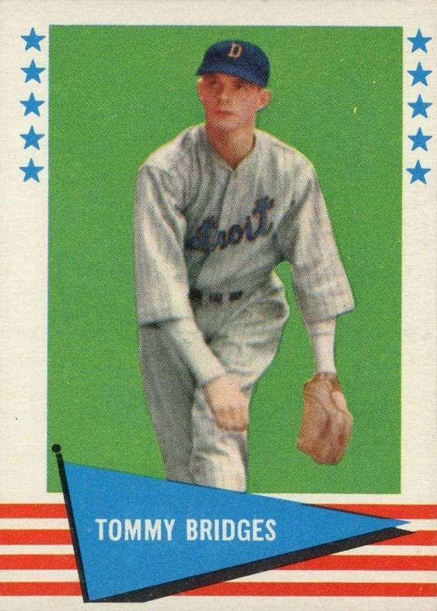 1961 Fleer Tommy Bridges #95 Baseball Card