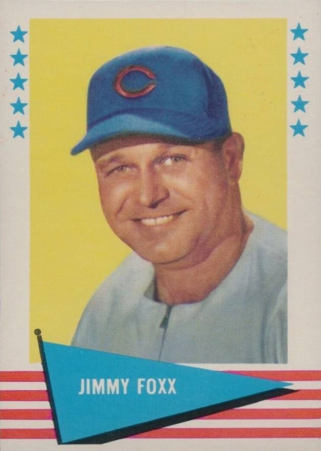 1961 Fleer Jimmy Foxx #28 Baseball Card