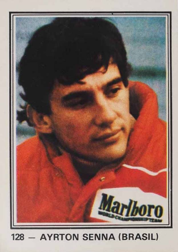 1984 Coleccao De Cromos F1 Ayrton Senna #128 Other Sports Card
