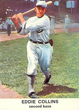 1961 Golden Press Eddie Collins #28 Baseball Card