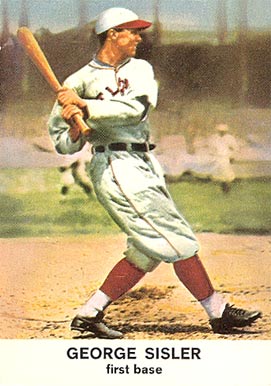1961 Golden Press George Sisler #13 Baseball Card