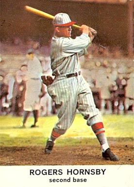 1961 Golden Press Rogers Hornsby #7 Baseball Card
