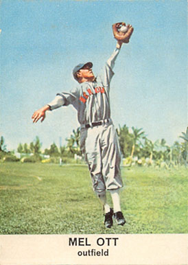1961 Golden Press Mel Ott #1 Baseball Card