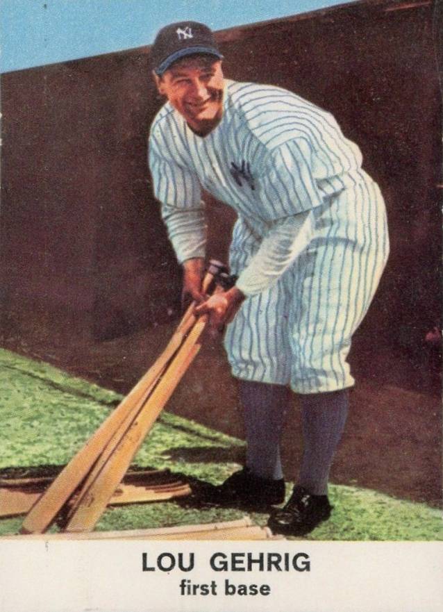 1961 Golden Press Lou Gehrig #16 Baseball Card