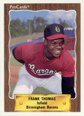 1990 Procards Birmingham Barons Frank Thomas #1116 Baseball Card