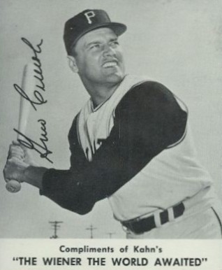 1961 Kahn's Wieners Gino Cimoli # Baseball Card