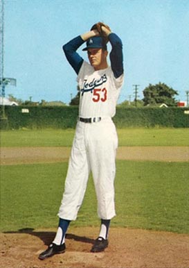 1961 Morrell Meat Dodgers Don Drysdale #2 Baseball Card