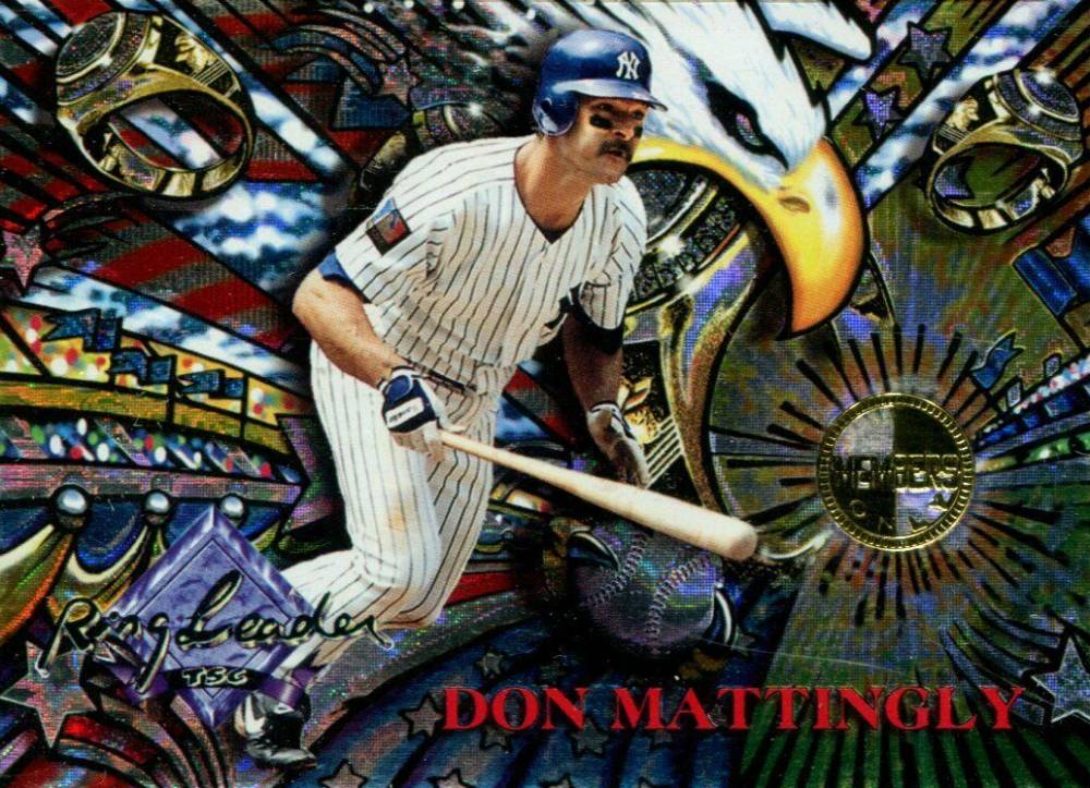 1995 Stadium Club Ring Leaders Don Mattingly #33 Baseball Card