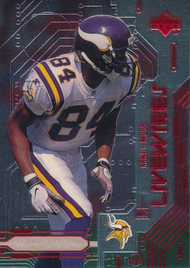1999 Upper Deck Livewires Randy Moss #L9 Football Card