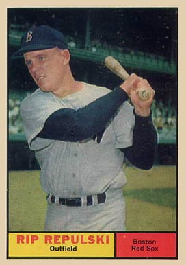 1961 Topps Rip Repulski #128 Baseball Card