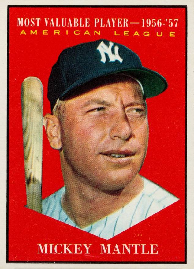 1961 Topps Mickey Mantle #475 Baseball Card