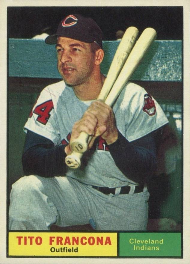 1961 Topps Tito Francona #503 Baseball Card
