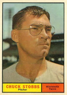 1961 Topps Chuck Stobbs #431 Baseball Card